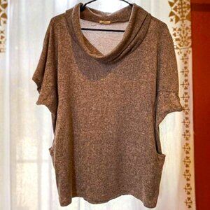 Ember XL Cozy Cowl Neck Pocket Tunic